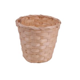 Natúr bambusz kaspó 13 x 10 cm