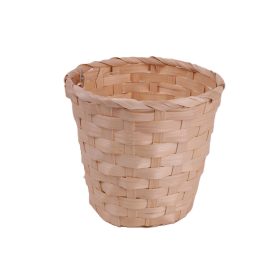Natúr bambusz kaspó 17 x 15 cm