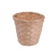 Natúr bambusz kaspó 17 x 15 cm