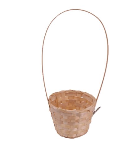 Natúr bambusz kaspó füllel 13 x 34 cm