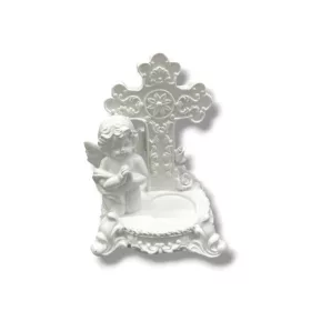 Angyal gyertyatartó  13,5*9*8cm fiú