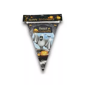 Halloween zászló  28*20cm*10db szellemes
