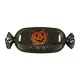 Halloween cukorka tartó tál 35x13cm fekete