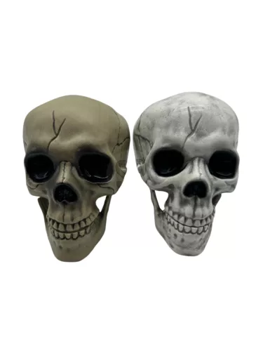 Hallowen - Dekor koponya 2 féle választható 15cm