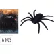 Halloween - Dekor pók  6db/cs
