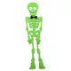 Halloweeni-i csontváz függődísz filcből neonzöld 