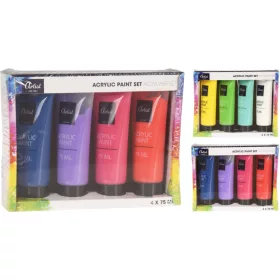 Akril festék készlet 4×75 ml