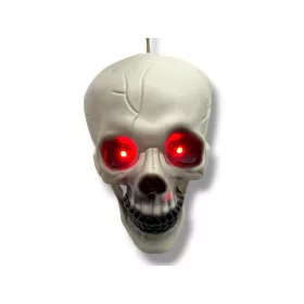 Halloween dekor koponya ledes  20*15*12cm csak világít 