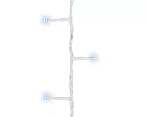Fényfüzér LED-es (180 LED) hideg fehér fénnyel 1350 cm kültéri/beltéri fehér
