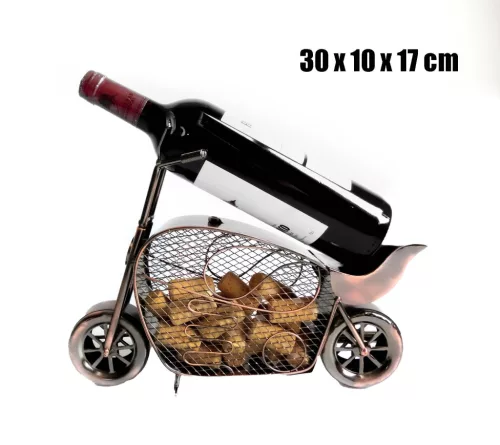 Fém bortartó motor, dugó tartóval 30x10x17 cm 