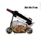 Fém bortartó motor, dugó tartóval 30x10x17 cm 