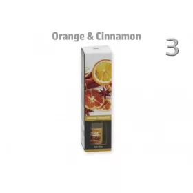 Pálcás illatosító narancs–fahéj illattal – 30 ml