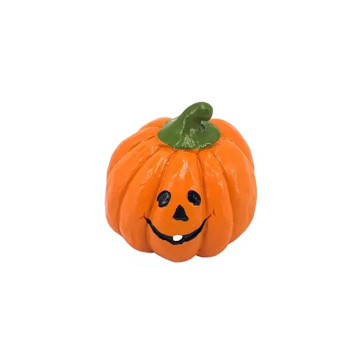 Kerámia halloween tök narancs 5,3x5,2cm