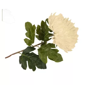 Élethű mű krizantém szál – fehér, 75 cm