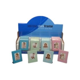   Fém képkeret mini mágneses, több színben választható 4,8x6,5cm 
