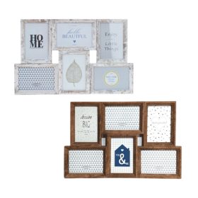Képkeret 6 képhez 10x15cm választható színben