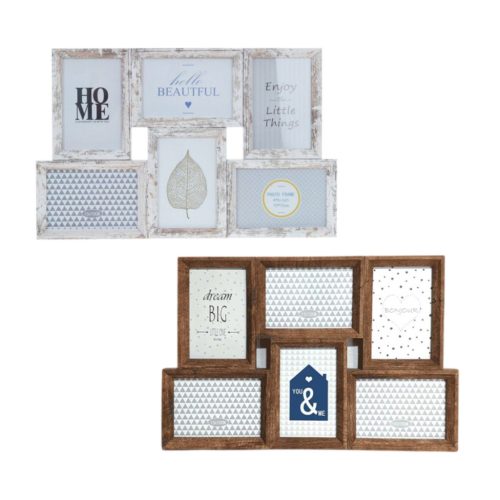 Képkeret 6 képhez 10x15cm választható színben