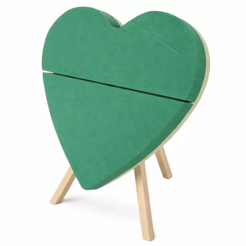 Vizes oázis szív 20cm lábakkal