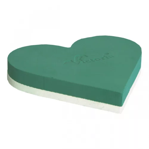 Oázis szív 38 cm szív alakú tűzőhab