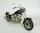 Dekorációs makett chopper fekete 28x9,5x15cm