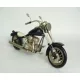 Dekorációs makett chopper fekete 28x9,5x15cm