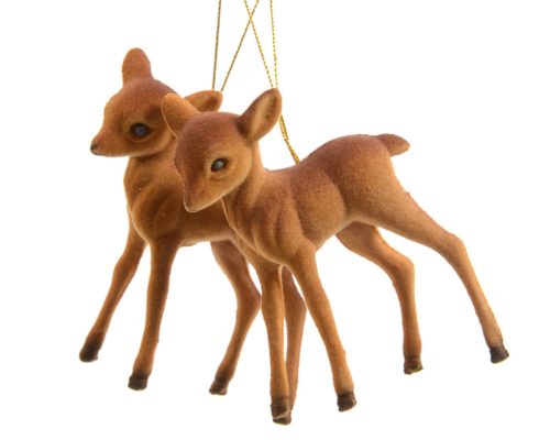 Őzike 3x6,5x7,5 cm  barna 2 db/cs