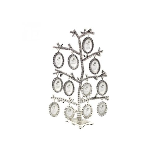 Családfa képkeret ovális 12 részes