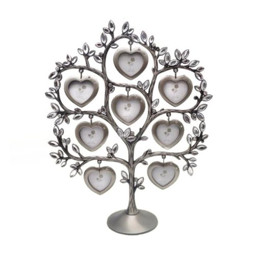 Családfa képkeret szív 8 részes