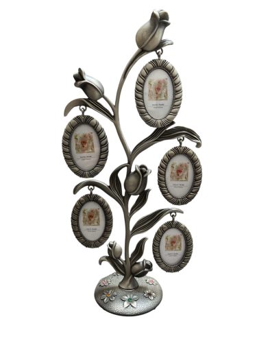 Családfa képkeret ovális 5 részes