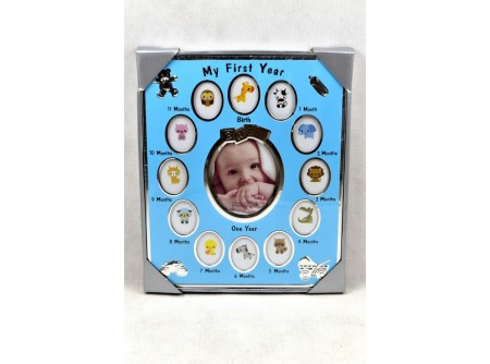 Az első évem képkeret 12 részes kisfiú