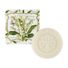  Gyöngyvirág illatú olasz dekor szappan díszdobozban 100 g