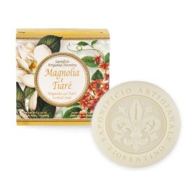   Magnólia és tiaré virág illatú olasz dekor szappan díszdobozban 100 g