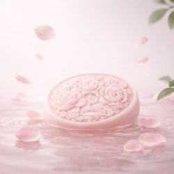 Rózsa illatú olasz dekor szappan díszdobozban 125 g