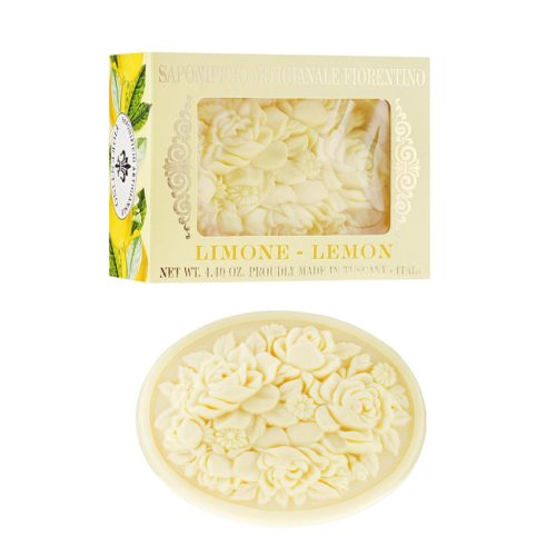 Citrom illatú olasz dekor szappan díszdobozban 125 g