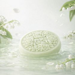   Gyöngyvirág illatú olasz dekor szappan díszdobozban 125 g