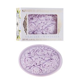 Lilaakác illatú olasz dekor szappan díszdobozban 125 g