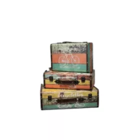 Bőrönd vintage colors M méret 34x11,5x24cm