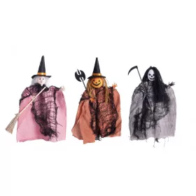 Dekor halloween  figura lepelruha  27cm választható
