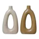 Porcelán váza fényes mázzal,2 féle – 18,5×6,8×32 cm választható/db