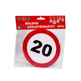 Party spirál 20-as 6db/csomag