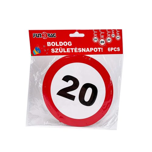 Party spirál 20-as 6db/csomag