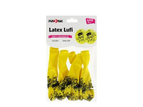 Latex lufi ballagás 30cm 5db