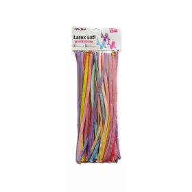 Modellező lufi pasztell színben 50db 80cm