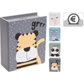 Persely könyv alakú 4 féle 15x6,7x18 cm