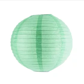 lampion gömb 25 cm menta
