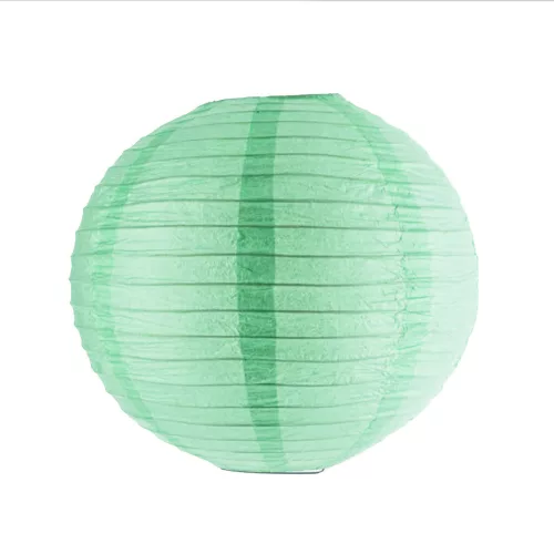 lampion gömb 25 cm menta