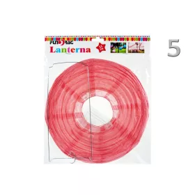 Lampion gömb 25cm pinkes