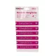 Karkötő Bride  6db pink ezüst írással állítható mérettel