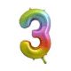 Fólia lufi színes 3-as  105cm