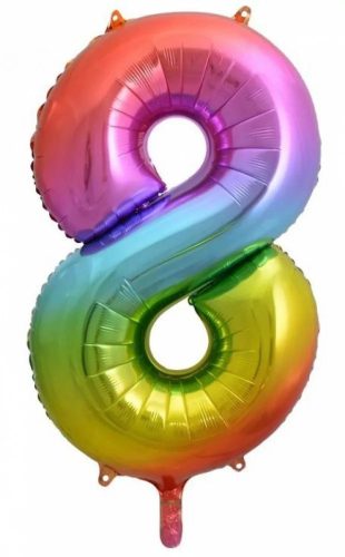 Fólia lufi színes 8-as 105cm